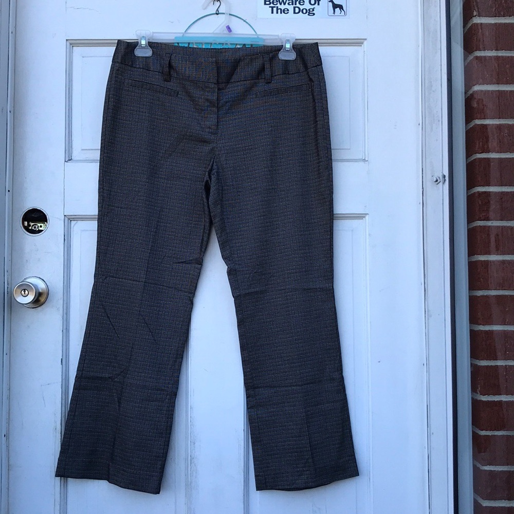 Tracy Evans Limited Gray Black Plaid Dress Pants